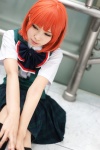 blouse cosplay kneesocks nanami_haruka_(uta_no_prince-sama) orange_hair pleated_skirt school_uniform skirt uri uta_no_prince-sama vest rating:Safe score:2 user:nil!