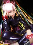 bodysuit corset hairbow niwa_mikiho pink_hair rating:Safe score:1 user:nil!