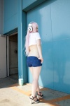 cosplay croptop headphones hiiragi_yukino nitro_super_sonic pink_hair shorts super_soniko rating:Safe score:1 user:pixymisa