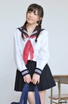 4k-star_172 bookbag kuyuu_akane pleated_skirt sailor_uniform school_uniform skirt twin_braids rating:Safe score:0 user:nil!