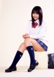 blouse bookbag iijima_akira kneesocks pleated_skirt school_uniform skirt sweater_vest rating:Safe score:0 user:nil!