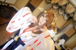cosplay detached_sleeves hairband kantai_collection kimono kongou_(kantai_collection) miko pleated_skirt rokaku saku skirt rating:Safe score:0 user:nil!