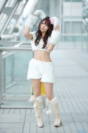 animal_ears boots bunny_ears cosplay croptop original pantyhose shimizu_miki shorts rating:Safe score:3 user:nil!