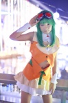 cosplay goggles green_hair gumi miniskirt sakurahime skirt vest vocaloid rating:Safe score:0 user:nil!