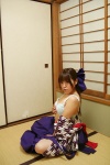 bra cleavage cosplay hairbow hakama kimono maiko open_clothes original seifuku_zukan_4 rating:Safe score:1 user:nil!