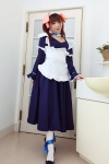 apron choker cosplay dress hairband hair_ribbons maid maid_uniform miu sara_francis thighhighs twintails wataridori_ni_yadorigi_wo rating:Safe score:0 user:nil!