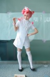 akira_(14568) cosplay dress hairbow lollipop original pink_hair thighhighs zettai_ryouiki rating:Safe score:2 user:nil!