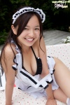 apron bikini cleavage hairband maid maid_uniform swimsuit thighhighs white_legwear yamanaka_mayumi rating:Safe score:0 user:nil!