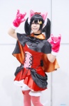 animal_ears cape cat_ears cosplay dress koyuki_(ii) love_live!_school_idol_project paw_gloves red_legwear thighhighs twintails yazawa_niko zettai_ryouiki rating:Safe score:0 user:nil!