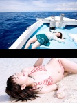 bikini blouse camisole miyazato_akina ocean skirt swimsuit wet rating:Safe score:0 user:nil!