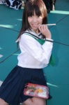 amaguri_irufu bento ben-to blouse chapatu cosplay pleated_skirt sailor_uniform scarf school_uniform skirt rating:Safe score:0 user:pixymisa