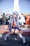 aoki_hagane_no_arpeggio boots cosplay detached_sleeves iona pleated_skirt purple_hair sailor_uniform sakuya_mikoto school_uniform skirt rating:Safe score:2 user:nil!