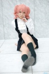 blouse cosplay inu_boku_secret_service jumper kneesocks pantyhose roromiya_karuta sasa scarf_tie rating:Safe score:1 user:pixymisa