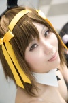animal_ears bowtie bunny_ears bunny_outfit collar cosplay hairband kanzaki_manami suzumiya_haruhi suzumiya_haruhi_no_yuuutsu rating:Safe score:0 user:pixymisa