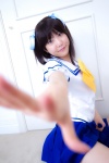cosplay going_my_yui_style hair_ribbons hoshiuta kuroda_yui pleated_skirt sailor_uniform school_uniform shino_kei skirt skirt_lift rating:Safe score:0 user:nil!