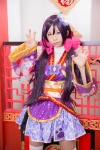 akilive!! cosplay itsuki_akira kimono love_live!_school_idol_project pleated_skirt purple_hair skirt thighhighs toujou_nozomi twintails white_legwear zettai_ryouiki rating:Safe score:0 user:nil!