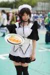 apron ayuzawa_misaki choker cosplay hairband kaichou_wa_maid-sama! maid maid_uniform misora serving_tray thighhighs zettai_ryouiki rating:Safe score:0 user:pixymisa