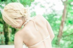 bikini blonde_hair braid cosplay darjeeling garden_(ii) girls_und_panzer na-san swimsuit rating:Questionable score:0 user:Beako