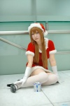 elbow_gloves gloves narihara_riku santa_costume stocking_cap thighhighs zettai_ryouiki rating:Safe score:0 user:pixymisa