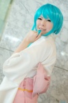 blue_hair cosplay dororon_enma-kun kimono lala yukiko-hime rating:Safe score:0 user:nil!