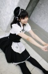 apron beret blouse corset cosplay kaieda_kae maid maid_in_angels maid_uniform miniskirt skirt thighhighs rating:Safe score:0 user:nil!