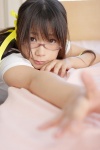 beat_angel_escalayer bed chocoball cosplay escalayer glasses hair_ribbons sailor_uniform school_uniform rating:Safe score:0 user:nil!
