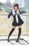 cosplay dress i"s makiron pantyhose ponytail sailor_uniform school_uniform thighhighs yoshizuki_iori zettai_ryouiki rating:Safe score:4 user:nil!