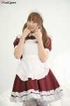 apron cosplay dress fishnet_stockings hairband maid maid_uniform original tachibana_yukari thighhighs twintails zettai_ryouiki rating:Safe score:0 user:nil!