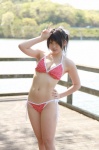 bikini cleavage cosplay enako enaplus hairbow love_plus side-tie_bikini swimsuit takane_manaka rating:Safe score:4 user:nil!