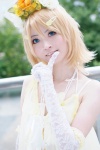 bra cosplay elbow_gloves flowers gloves hair_clips headdress kagamine_rin lingerie necklace nepachi vocaloid rating:Safe score:1 user:pixymisa