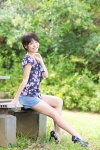 akitsu_honoka blouse denim shorts rating:Safe score:1 user:pixymisa