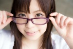 dress glasses katou_mari looking_over_glasses sweater rating:Safe score:0 user:pixymisa