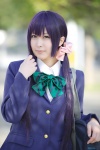 blazer blouse bookbag cosplay love_live!_school_idol_project narihara_riku purple_hair school_uniform toujou_nozomi twintails rating:Safe score:0 user:nil!