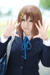 blazer blouse bookbag cosplay hirasawa_yui k-on! rin_(iii) school_uniform rating:Safe score:0 user:nil!