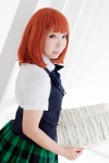 blouse bowtie cosplay nanami_haruka_(uta_no_prince-sama) orange_hair pleated_skirt skirt uta_no_prince-sama vest yuzuri_kikuchi rating:Safe score:0 user:pixymisa