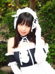 apron cosplay cyborg_nene dress elbow_gloves gloves hairband kore_ga_watashi_no_goshujin-sama kurauchi_anna maid maid_uniform rating:Safe score:1 user:nil!