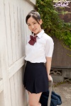 blouse bookbag kneesocks pleated_skirt ponytail school_uniform shizuka_(ii) skirt rating:Safe score:0 user:nil!