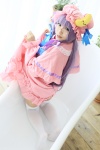 amatsuka_miyu bathroom bathtub cosplay dress glasses hat patchouli_knowledge purple_hair robe thighhighs touhou zettai_ryouiki rating:Safe score:0 user:nil!