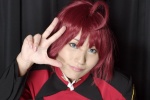 cosplay gundam gundam_seed gundam_seed_destiny lunamaria_hawke red_hair suzukaze_yuuki uniform rating:Safe score:0 user:nil!