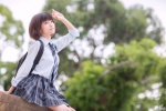 blouse nagisa_(ii) pleated_skirt school_uniform skirt tie rating:Safe score:0 user:nil!