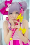 cosplay dress hairbow hair_pods original purple_hair saya wand rating:Safe score:0 user:nil!