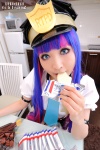 blouse cosplay croptop multi-colored_hair panty_&_stocking_with_garterbelt police_hat police_uniform policewoman shorts stocking_(psg) suspenders tie uchiko rating:Safe score:0 user:nil!