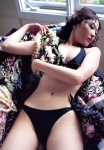 anzu_sayuri bikini cleavage flowers lei side-tie_bikini spicy_girl swimsuit rating:Safe score:2 user:nil!