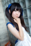 amaguri_irufu calpis calpis-tan cosplay dress hair_ribbons twintails rating:Safe score:0 user:nil!