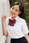 blouse pleated_skirt ponytail school_uniform shizuka_(ii) skirt rating:Safe score:0 user:nil!