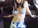 bikini_top cleavage isoyama_sayaka sayaka_mania shorts striped swimsuit rating:Safe score:0 user:nil!