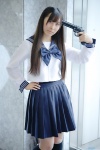 cosplay gun kneesocks lun original pleated_skirt sailor_uniform school_uniform skirt rating:Safe score:0 user:nil!