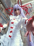 al_azif capture_the_spirits cosplay demonbane dress fuji_serika hair_ribbons purple_hair ribbons twintails rating:Safe score:0 user:nil!