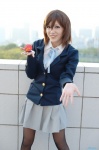 blazer blouse castanets chamaro cosplay hair_clips hirasawa_yui k-on! pantyhose pleated_skirt school_uniform skirt rating:Safe score:0 user:nil!