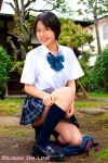 blouse costume kneesocks morinaga_maaya pleated_skirt school_uniform skirt rating:Safe score:0 user:nil!